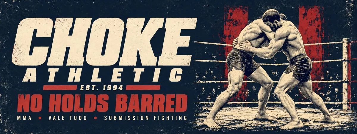 Choke Athletic Logo – Vintage MMA Apparel Since 1994